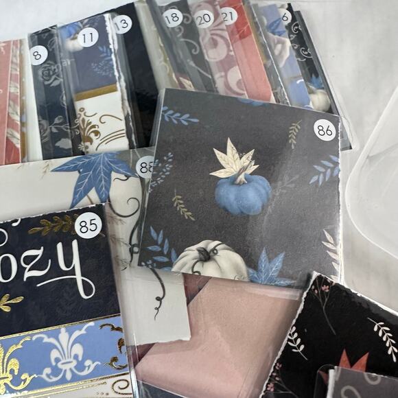 New magical budgeting “pumpkin patch” 1-100 mini envelope saving challenge w/box - Picture 3 of 11